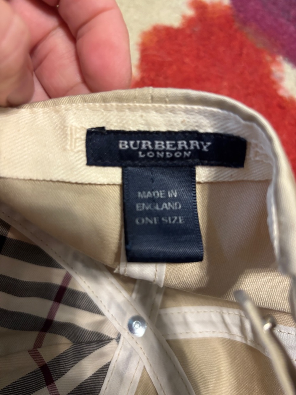 Burberry ball cap - Picture 4 of 5
